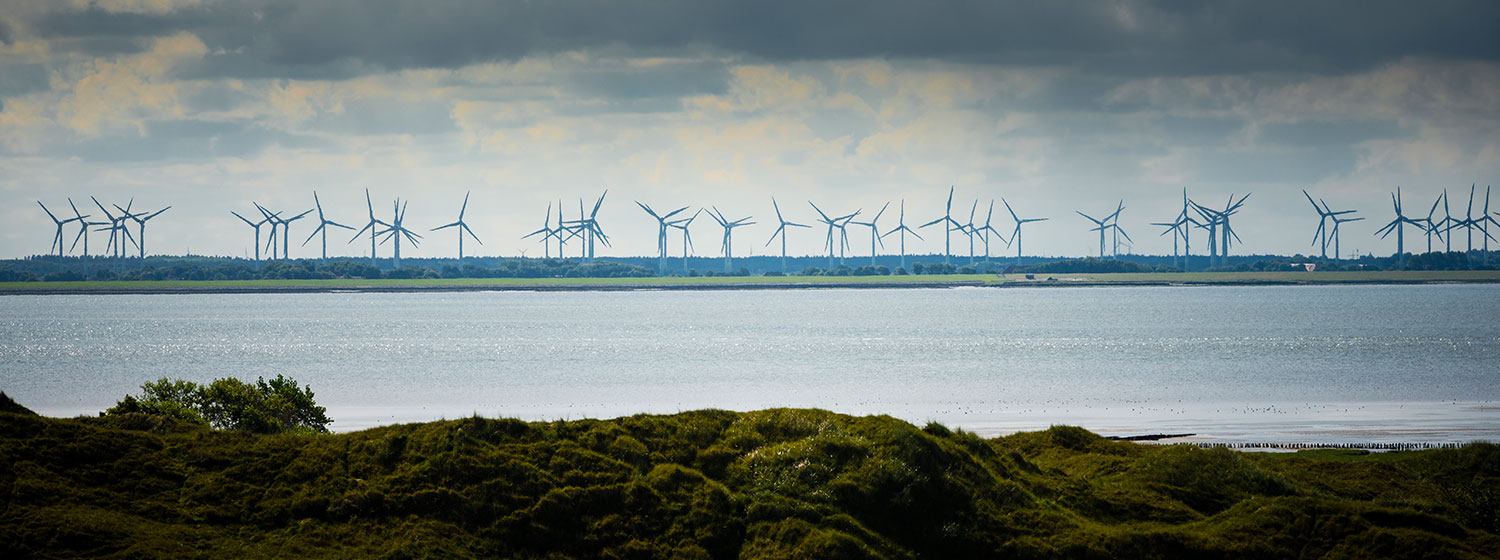 windmills on German coastline